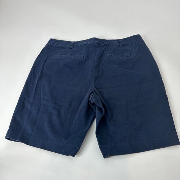 Michael Kors Bermuda Shorts Gold Zipper Closure Front Pockets Cotton Blend 4 - Picture 8 of 9